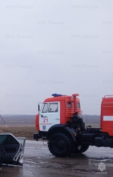 Спасатели МЧС России приняли участие в ликвидации ДТП на автодороге «Волоконовка-Пятницкое» Волоконовского района